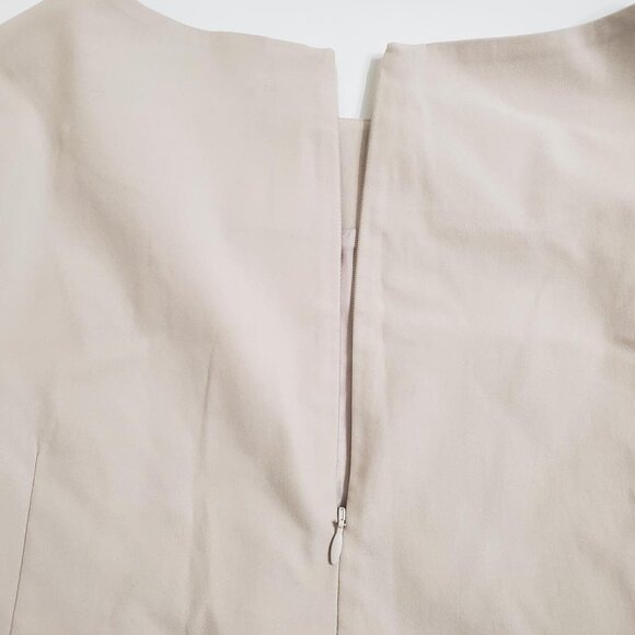 Estelle and Finn Womens Tunic Top Size 14 3/4 Sleeve Beige Stretch Lined - Picture 12 of 15